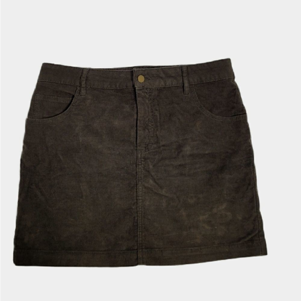 URBAN OUTFITTERS BDG corduroy stretch brown mini skirt 4
